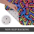 thumbnail image 6 of Sikiie Vintage Audio Cassettes Print Flannel Anti-slip Floor Mat 16x24in, Thickened Dustproof Entrance Door Mat Floor Mat for Kitchen, Bathroom, Laundry Room, 6 of 7