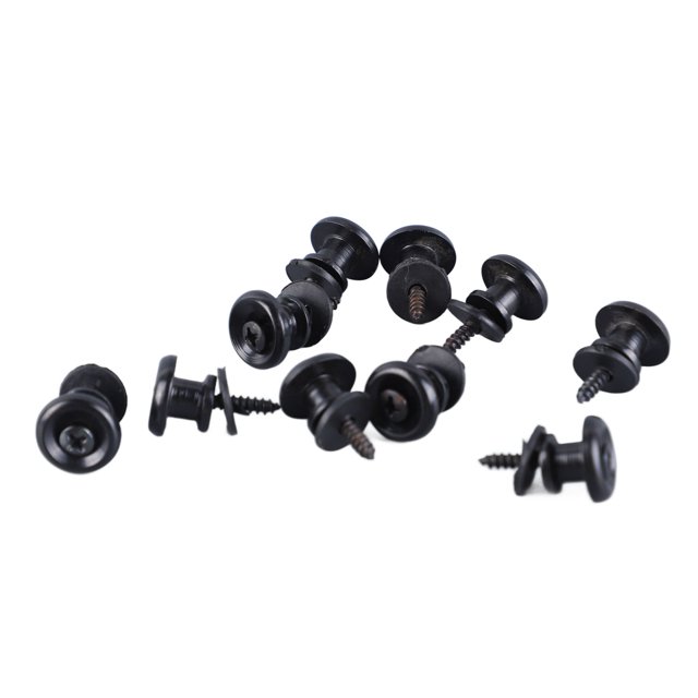 Guitar Strap Button, 10 Pcs Adjustable Buttons Metal Guitar End Pins Universal Strap Lock Pin For Electric Guitar Bass Ukulele