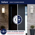 thumbnail image 6 of Solus USA Hutton Small Wall Lighting Fixture with Photocell and Motion Sensor, White, 6 of 7