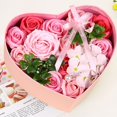 thumbnail image 4 of Heiheiup Soap Flower Heart Shaped Gift Box Border Special For Valentine's Day Christmas Creative Birthday Gift For Girlfriend, 4 of 4