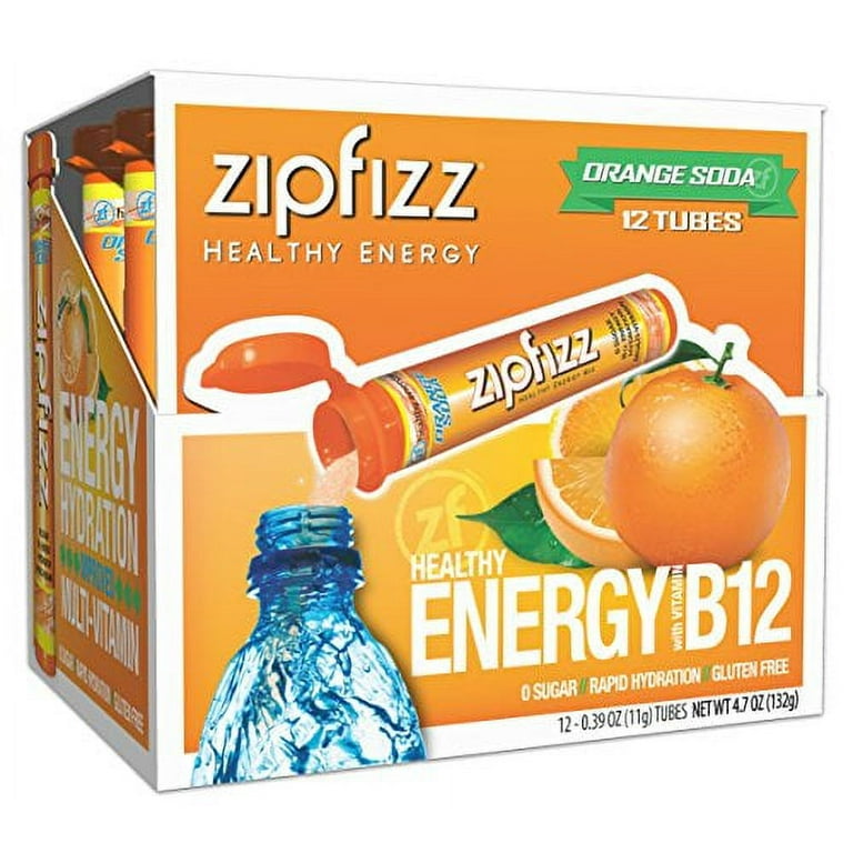 Zipfizz Energy Drink Mix, Electrolyte Hydration Powder with B12