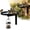 1PCS, variant on Wall-Mounted Metal Bird Bath Basin, Wall-Mounted Metal Bird Bath Basin with Feeder Hook Outdoor Iron Hanging Bird Bath for Garden Patio Balcony Fence Decor