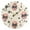 Gold, variant on Skulls with Bowknots Stars Round Wall Clock Silent Analog Battery Operated Black Pointer Home Decor 9.84" Diameter