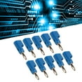 thumbnail image 4 of Banana Plug Speaker Plugs Open Screw Banana Plugs Solderless Banana Plug Speaker Cable Connectors 10Pcs/Set 4mm Solderless Banana Plug Stackable Open Screw 30V AC-60V DC Maximum, 4 of 8