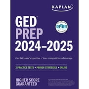 Kaplan Test Prep: GED Test Prep 2024-2025 : 2 Practice Tests + Proven Strategies + Online (Paperback)