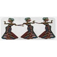 thumbnail image 1 of African Kitchen Mat, Young Women in Native Costumes Carnival Festival Theme Dance Moves Print, Plush Decorative Kitchen Mat with Non Slip Backing, 47" X 19", Multicolor, by Ambesonne, 1 of 1
