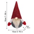 thumbnail image 2 of CY5O5ee Christmas Tabletop Figurine Plush Christmas Decorations Santa Home Tabletop Ornaments Xmas Ornaments Hanging for Home Decor Handmade Xmas Tree Decorations, 2 of 7