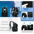 thumbnail image 4 of Sacs à Dos Roulants pour Garçons Bagages pour Enfants Sac à Dos à Roulettes pour l'École Garçons Sacs à Roulettes Espace-Galaxy Sac à Livres à Roulettes, 4 of 5