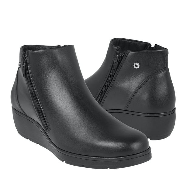 BOTINES STYLO MUJER 353 SIMIPIEL NEGRO
