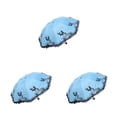 thumbnail image 1 of relayinert Elegant Lace Side Umbrella Dual And Stylish Exquisite Butterflies Pattern blue 3Set, 1 of 6