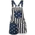 thumbnail image 4 of Odeerbi Bib Overalls Women Independence Day Flag Jumpsuits Strap 2025 Casual Pants Red, 4 of 6