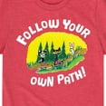 thumbnail image 3 of Pete The Cat - Follow Your Own Path - Toddler And Youth Short Sleeve Graphic T-Shirt, 3 of 6