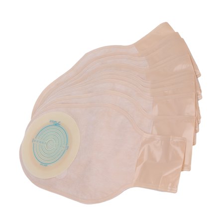 Cergrey Disposable Colostomy Bag,Ostomy Bag With Sealing Clip One‑Piece ...