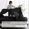 thumbnail image 4 of Bare Home Drap Plat Supérieur Collection en Microfibre Ultra Douce 1800 de Qualité Supérieure, 4 of 6