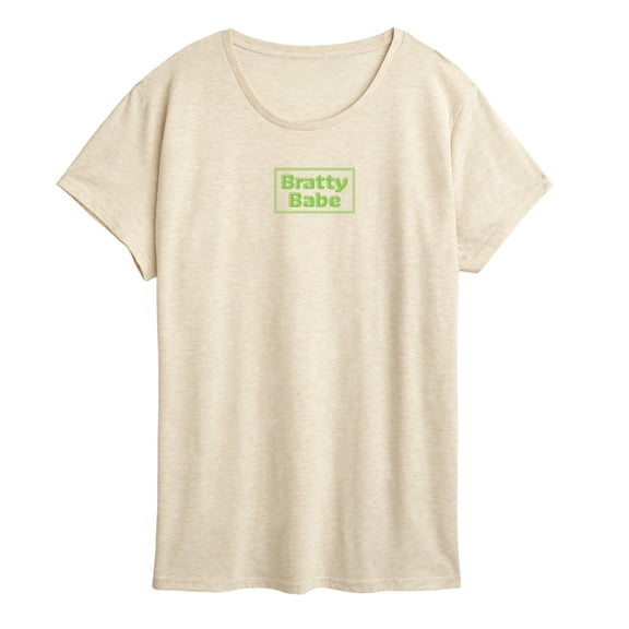 Instant Message - Bratty Babe - Women's Short Sleeve Graphic T-Shirt