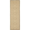 thumbnail image 2 of Safavieh Courtyard Holly Geometric Indoor/Outdoor Runner Rug, Brown/Natural, 2'3" x 6'7", 2 of 8
