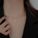 thumbnail image 5 of Collar de amor para mujer, cadena de clavícula ins, resistente a tirones, estilo Harajuku, cadena de cuello Simple de alta gama, 5 of 6