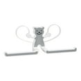 thumbnail image 2 of QTOCIO No-hole Coat Rack Storage Balcony Drying Rack Clip Hooks Tissue Towel Storage Rack Washer Shelves, 2 of 4