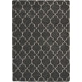 thumbnail image 2 of Nourison Amore Trellis Charcoal 5'3" x 7'5" Area Rug, (5x7), 2 of 9