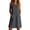 GY1, variant on Women Sleeveless Casual Dress V-Neck Lightweight - Blend Summer Everyday Outfit Solid Color Breathable Comfortable Relaxed Fit Effortless Chic Gown Blue XL