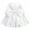 White, variant on OBEEII Formal Satin Dress for Toddler Girl Birthday Party Wedding Floral Lace Dresses Knee Length Princess Dress with Bow-Knot First Communion for Age 6M-6T