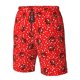 thumbnail image 4 of Fotbe Red Ladybugs On White Dotted Trajes de Baño Estampados para Hombre, Shorts de Verano de Secado Rápido, Ropa de Playa, Bañadores-Small, 4 of 6