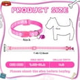 thumbnail image 3 of Kitten Collar with Bell, 4 Pack Breakaway Cat Collars with Safe Quick Release Buckle, Adjustable Soft Pet Collar for Small Medium Kitty Cats, 3 of 7