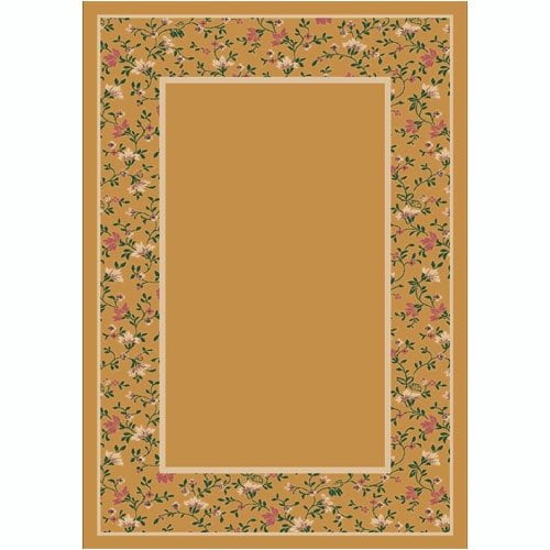 Winston Porter Kelesia Golden Topaz Garden Glory Area Rug Walmart Com Walmart Com