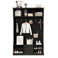 thumbnail image 6 of Homy Casa 57" Hall Tree with Coat Hooks, Entryway Bench, Drawer Storage, Entry Organizer, Black, 6 of 8