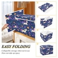 thumbnail image 3 of Iauyy Large Storage Box with Lid - Foldable Home Storage Bins for Clothes Toy Holiday Decor, Magical (42*32*30cm), 3 of 6