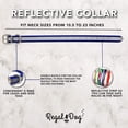 thumbnail image 4 of Heavy Duty Reflective Dog Collar \u Adjustable and with Durable Metal Buckle and Rings Odor chew Dog Collar for Small Medium and Large Dogs (Large Pink), 4 of 9