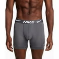 thumbnail image 3 of Men's Nike 3-Pack Dri-FIT Essential Microfiber 6" Boxer Briefs Color: Blue Grey Black Size: S, 3 of 4