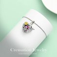 thumbnail image 3 of Crystal Hummingbird Urn Necklace for Ashes Crystal Cremation Jewelry w/Funnel Filler Keepsake Memory Jewelry for Women Girls, 3 of 7
