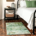 thumbnail image 4 of Socofuz 2' x 3' Small Area Rug, Abstract Vintage Indoor Carpet for Entryway Bedroom Indoor Entrance Bathroom, Yellow and Green, 4 of 8