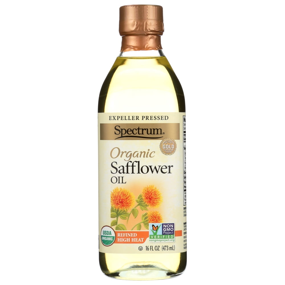 Spectrum Naturals Expeller Pressed Safflower Oil, 16 Oz.