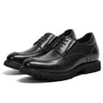 thumbnail image 5 of CMR CHAMARIPA Men's Elevator Dress Shoes - Black Leather Business Derby Shoes 8CM / 3.15 Inches, 5 of 10
