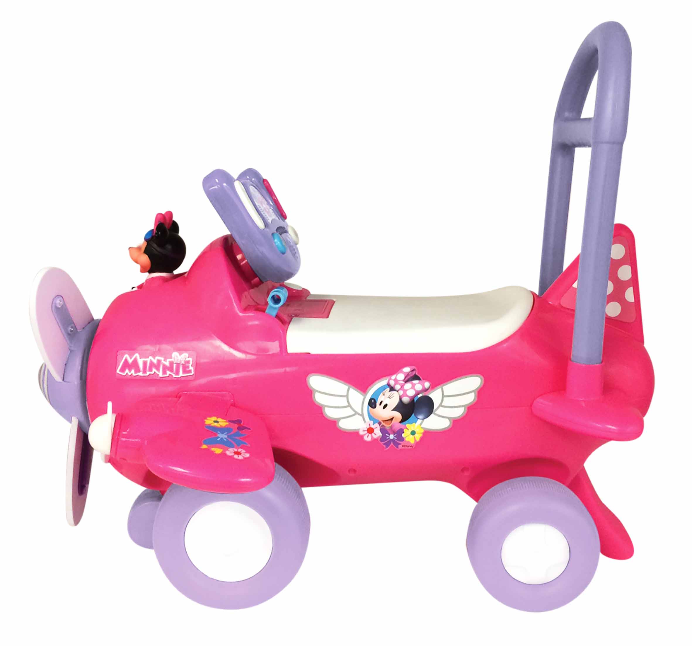Disney Deluxe Minnie Mouse Plane Activity Ride-on with Lights and Sounds - image 4 of 8