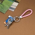 thumbnail image 4 of Leather Key Rings, 10 Pieces Car Pendant Key Rings Braided Keychain for Car Keys, Men Women, Multicolor, 4 of 7