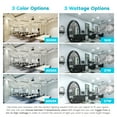 thumbnail image 5 of Luxrite 8 inch Commercial LED Recessed Light with J-Box, 16/21/27W, 3 Color Selectable, 1600/2100/2700 Lumens, Dimmable IC Rated Wet Rated, 5 of 8
