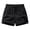 Black, variant on 1PCS Men's Summer Solid Color Casual Comfortable Shorts, Adjustable Drawstring Waist with Convenient Side Pockets, Elastic Waist Lightweight Daily Bottoms Black 10(XL)