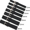 thumbnail image 2 of FELTECHELECTR Replacement Watch Band 1Pcs Black Silicone for Men and Women 12x0.94x0.39in, 2 of 8