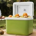 thumbnail image 2 of Outdoor Camping Cooler - Large Capacity Ice Chest, Portable Insulated Storage Box, Cooling Container | Hard Lightweight Freezer for Hiking Camping Walking Travel Outdoor Activities(6L), 2 of 6