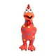 thumbnail image 1 of Pollo de látex con sonido de pollo, interactivo, resistente a las mordeduras, divertido, novedoso, resistente, juguete de pollo chillón, juguetes para Rojo, 1 of 8