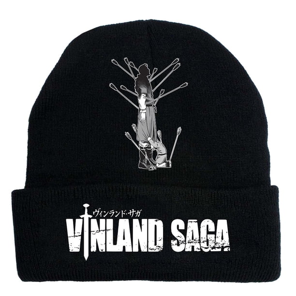 Gorro de invierno Vinlands Saga, tejido en fibra acrílica, estilo anime