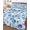 LightBLue, variant on Quilt King Size Bedding Set, Blue Ocean Bubble Reversible Summer Quilt 3 Pieces, Watercolor Sea Bubble Summer Lightweight Bedspreads Coverlets with 2 Pillow Shams for All Seasons