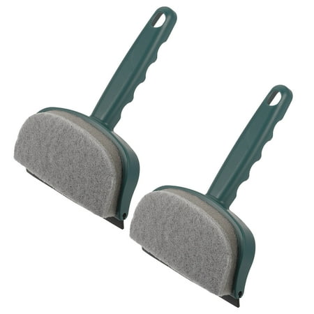 

Uxcell Scrub Squeegee Brush Tool Window Scraper Washing Kit Green 2 Pack