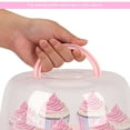 thumbnail image 4 of Deago Large Cake Carrier Keeper Stand with Handles and Lids Container for Transport Cake Holder Tray with Cover Cupcake Storage Kitchen Cooking Box, 4 of 10