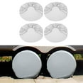thumbnail image 4 of 4Pcs 27-29 Inch Tire Cover Wheel Protector Tyre Guard with  Polyester Fiber Weather Resistant for Car RV SUV Truck Trailer, 4 of 7