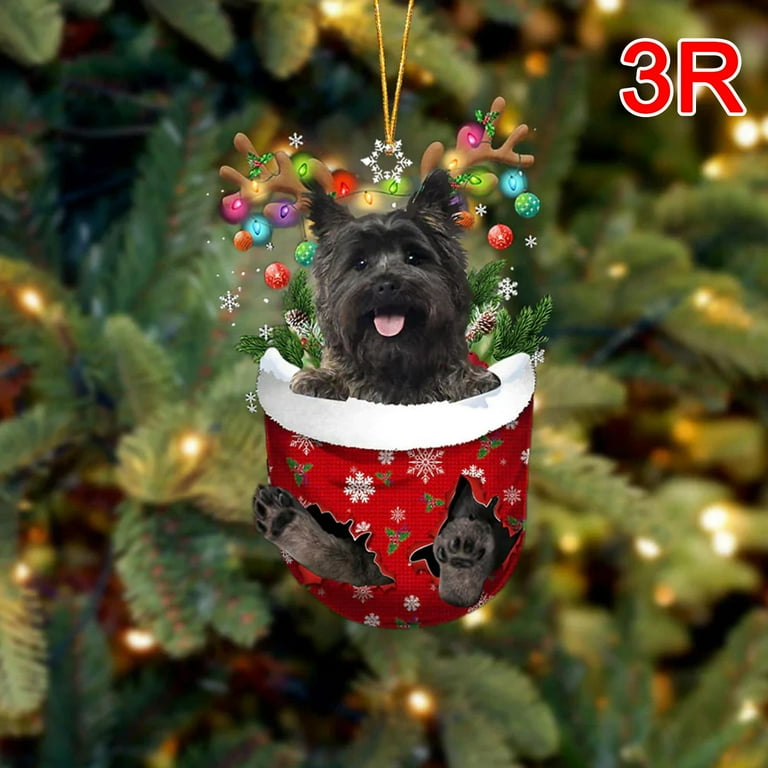Cavapoo christmas ornament 2025