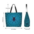thumbnail image 5 of Yiaed Spider And Cobweb Print Handbag for Women Tote Purse Shoulder Bag Large Fashion Hobo Purse Handbag Shopping Tote, 5 of 5